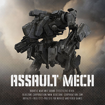 Download Assault Mech - Robotic War Unit Sound Effects Sample Library
