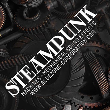 Download Steampunk Machine Sound Effects, Mechanical Sound Effects Pack, Steampunk Metallic Noises, Sounds of Mechanisms, Machinery Sound Effects Library